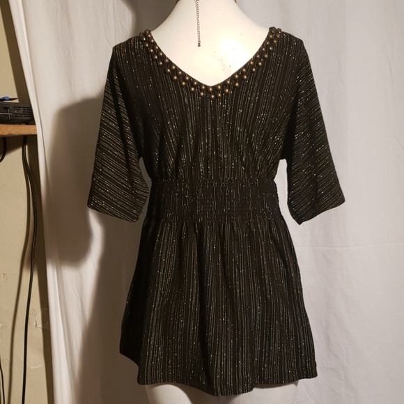 Eci new York 3/4 sleeve black and gold colo - Picture 5 of 8